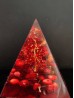Пирамида оргонит с корал за любов - дървото на любовта размер XL