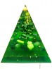 Пирамида оргонит за пари с нефрит оливин малахит - дървото на парите размер XL