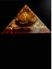 Талисман за късмет и здраве в дома - пирамида оргонит с фън шуй костенурка - XXL