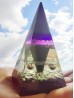 Висок оргонит пирамида Пентакъл  за неутрализиране на вредни влияния и привличане на късмет "Reverse Magic"
