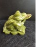 Фън Шуй трикрака жаба за пари от нефрит размер XXXL