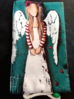 Торбичка за магически ритуали и карти модел Angel Magic